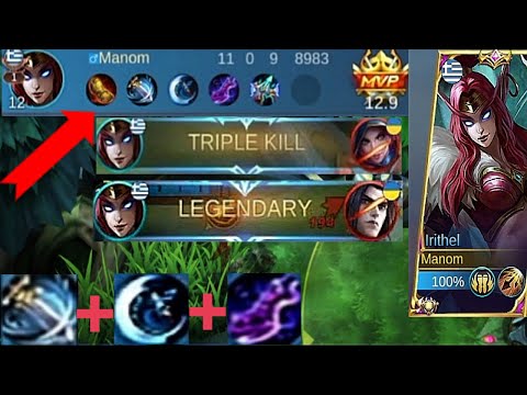 Top Global Irithel Gold Lane | Unbeaten Irithel With Best Critical Damage, Mvp + Triple Kill | MLBB