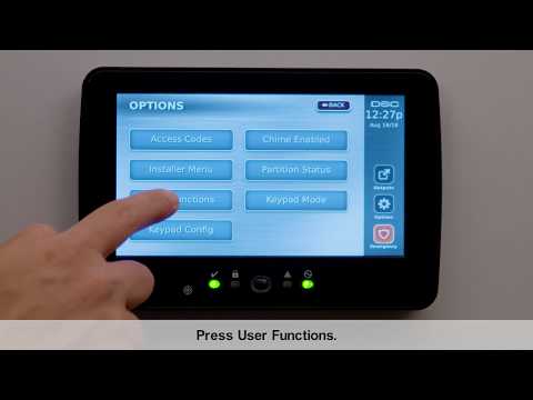 Setting the Time and Date on the PowerSeries Neo Touchscreen