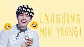 BTS suga laughing for 5 minutes