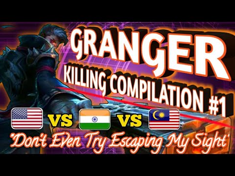 GRANGER ART OF KILLING!! USA x INDIA x MALAYSIA TOP GRANGER BATTLE - MOBILE LEGENDS
