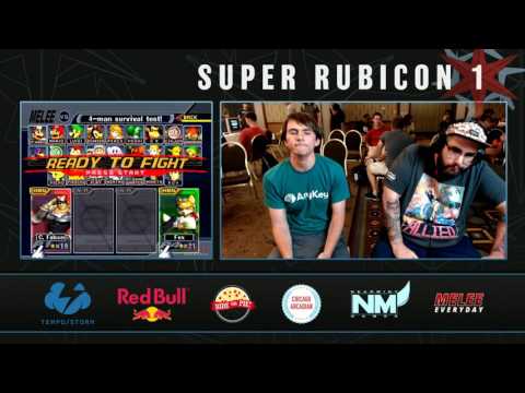 Super Rubicon 1 - Captain Smuckers (C. Falcon) vs. Mike Haze (Fox) - SSBM - Top 4 Losers Finals
