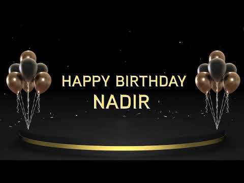 Wish you a very Happy Birthday Nadir