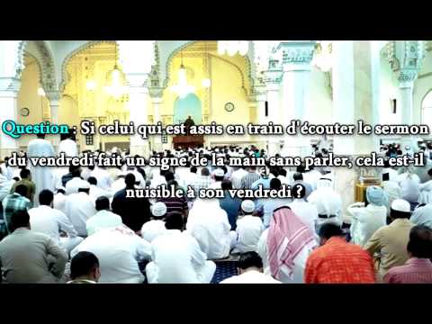 Passer le salam ou y répondre pendant le sermon du vendredi ?