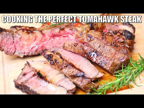 The Prime Tomahawk Steak Made Perfect On A Dinner Day | To AVOID Overcooking the Steaks ln The Grill