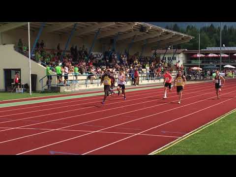Ö. Rekord 100m (U18): Daiyehan Nichols-Bardi 10,73s