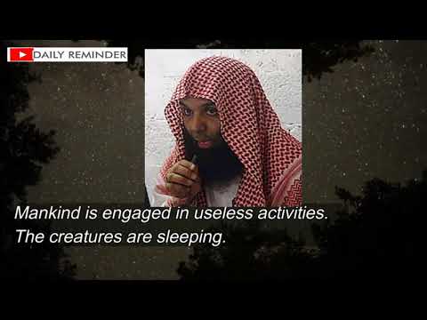Try not to hold back your tears, its reality. Emotional reminder by Sheikh Khalid Al Rashid.