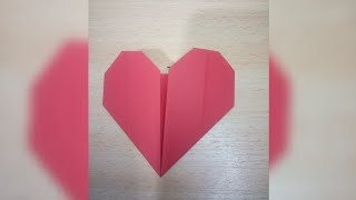 How to make a paper heart ❤🖍️
