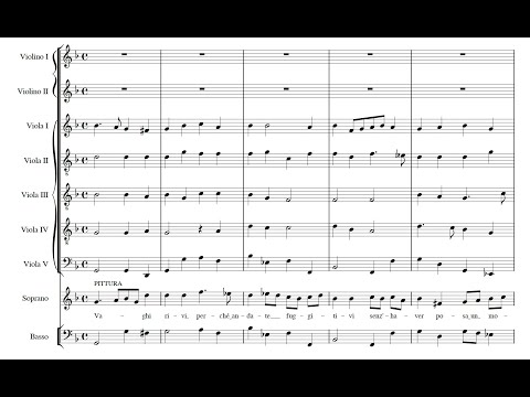 LUIGI ROSSI: Vaghi rivi (Il Palazzo Incantato) PDF SCORE