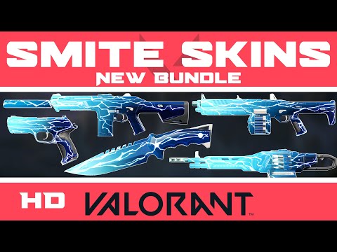 VALORANT Smite Skins Bundle | IN-GAME Skin Collection HD Showcase