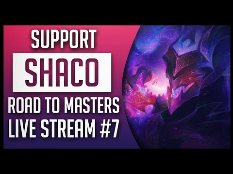 SHACO SUPPORT S11 ROAD TO MASTERS!! - LEAGUE OF LEGENDS