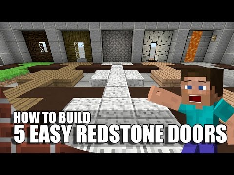 Build EPIC Redstone Doors in Minecraft! 😱