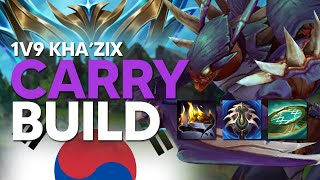 Hubris Kha’Zix 1v9 Build - INSANE Damage Assassin Guide (Season 15 Jungle Carry)