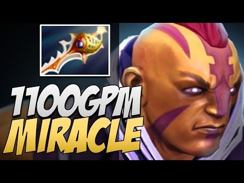 Liquid.Miracle Anti-Mage with 1100 GPM & Divine Rapier | Dota Gameplay