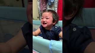 Baby kaede laughing and crying
