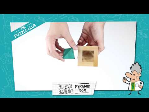 The Puzzle Club - Professor Egg Head's Pyramid Box solution