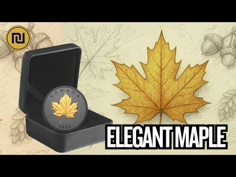 Gilded Elegant Maple – 1-oz. Fine Silver Coin