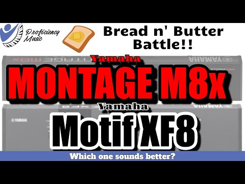 Yamaha Montage M8x vs Yamaha Motif XF8: Bread 'n Butter Sounds Comparison!