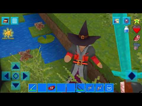 Fighting with Witch || RealmCraft Game with Skins Export to Minecraft