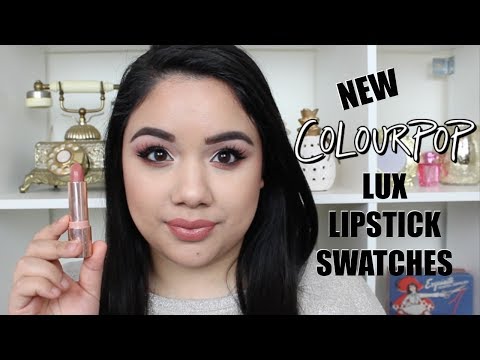 NEW Colourpop Lux Lipsticks | LIP SWATCHES Video