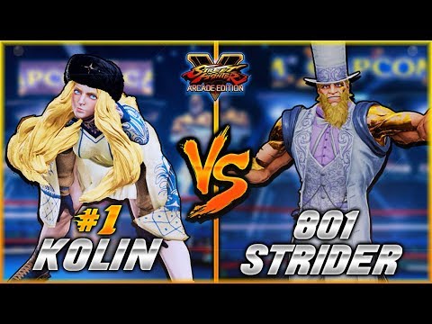 SFV AE 🔥 801 STRIDER (G) vs NEON (#1 Online KOLIN) | FT3 Set 🔥 SF5 TenSFV