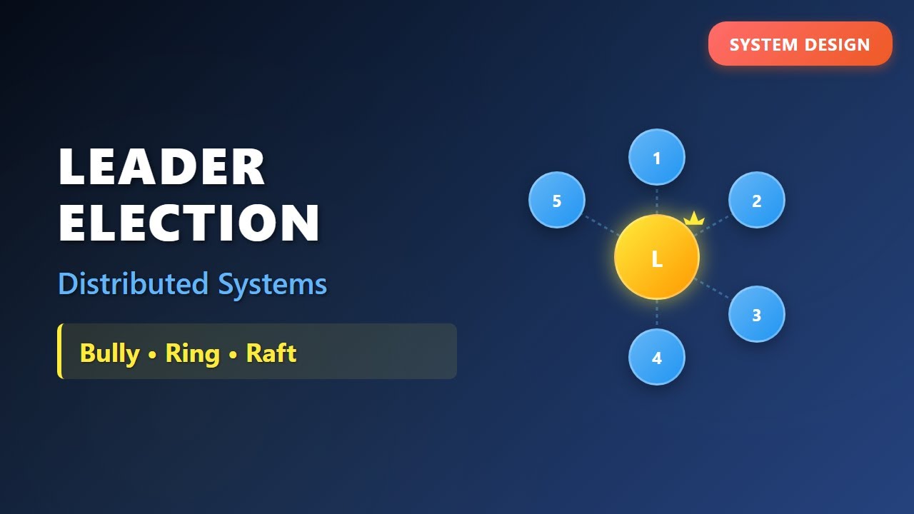 Leader Election Algorithms in Distributed Systems Explained | System Design