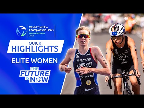 QUICK HIGHLIGHTS: WOMEN'S 2025 WORLD TRIATHLON CHAMPIONSHIPS FINALS