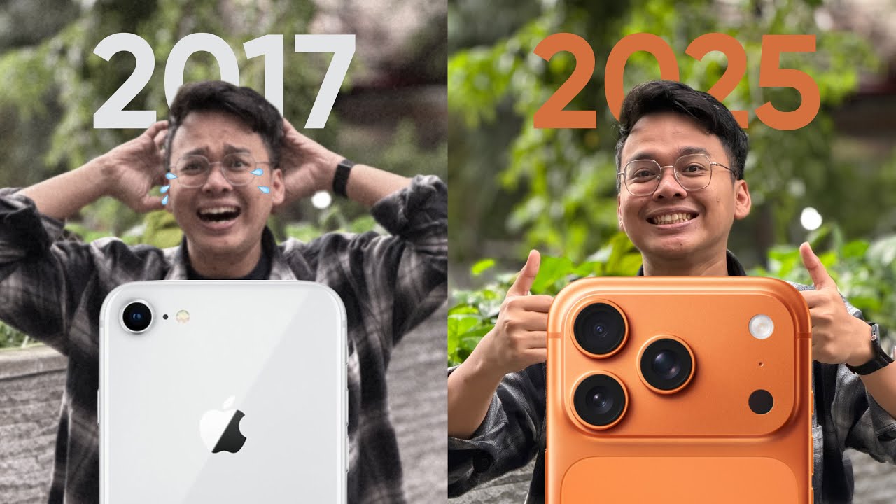 iPhone 2 JUTA vs 20 JUTA !!! Kamera iPhone 8 vs iPhone 17 Pro | iPhone 8 di Tahun 2025