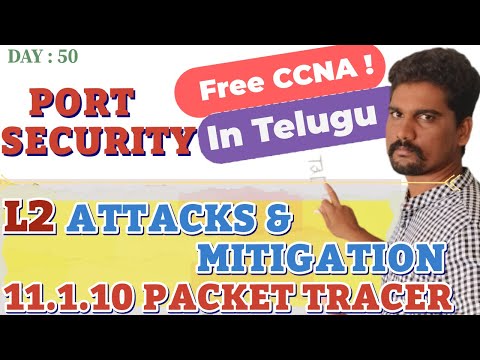 Free CCNA ||11.1.10 Packet Tracer - Implement Port Security ||  Power star OSI Model