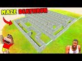 CHOP's IMPOSSIBLE MAZE DEATHRUN in Animal Revolt Battle Simulator with SHINCHAN and FRANKLIN