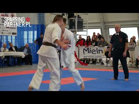 Wojtek Formela vs Jakub Gleba -75 kg Kwalifikacje do ME Shinkyokushin Mielno 2023
