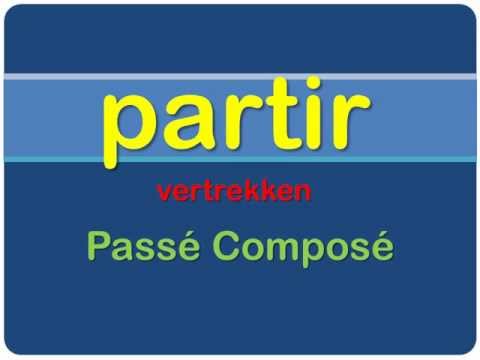 Frans Partir Passé Composé. www.mijnfranseles.nl