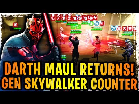 Darth Maul Lead Returns to Counter Relic 7 General Skywalker! Instantly Defeat Skywalker!