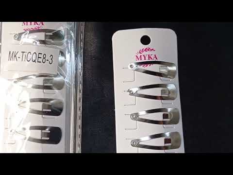 CARTELA TIC TAC COM 12UN METAL PRATA 3 CM