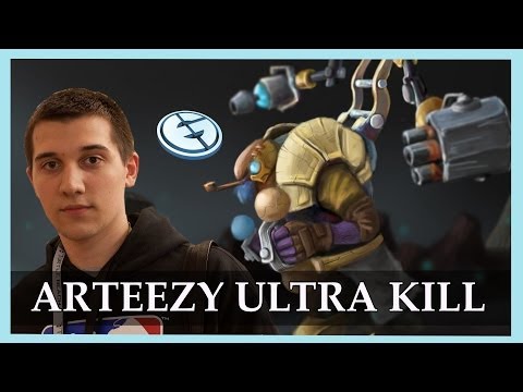 EG.Arteezy Tinker Ultra kill vs Arrow @ TI4