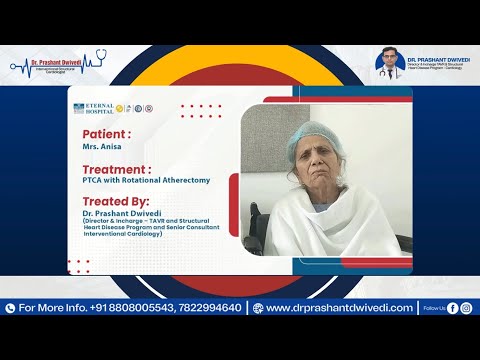 Successful PTCA with Rotational Atherectomy at Eternal Hospital