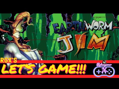 Let's Game: Earthworm Jim Sega Genesis
