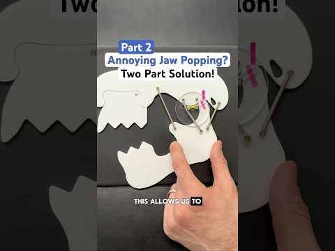 Part 2 of 2 — Annoying JAW popping? Try this two part solution! #tmj #tmjtreatment #jawpain
