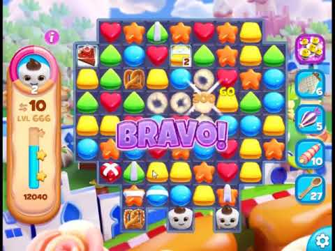 Cookie Jam Blast Level 666 - NO BOOSTERS 🍪 | SKILLGAMING ✔️