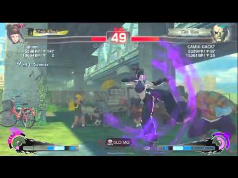 SSF4 AE 2012 Aihara Sin (Sakura) Vs Ryukichikun (Fei) & Aiaitomo (Juri) Vs CAMUI GACKT (Sagat)2894