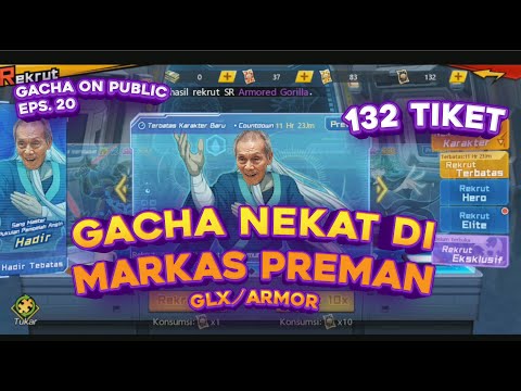 GACHA BOMB DI MARKAS PREMAN, 132 TIKET NEKAT CUK! - One Punch Man The Strongest