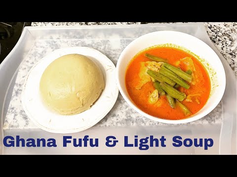Ghana Fufu & Light Soup | African Dining Table Series