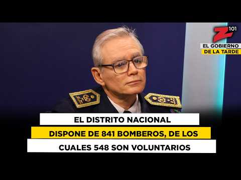 José Vicente Peña: El Distrito Nacional dispone de 841 bomberos, de los cuales 548 son voluntarios