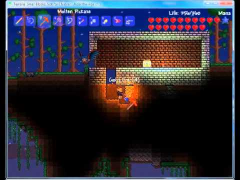 Terraria Lets Play pt 10 - Floating island and Rocket boots!