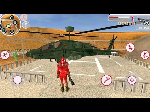 Super Iron Rope Hero - Gangster Crime City Simulator - Gameplay Walkthrough Part 1 (Android/IOS)