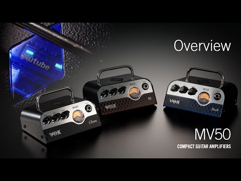 Vox MV50 AC 50-watt Hybrid Tube Head Kafa Amfisi - Video