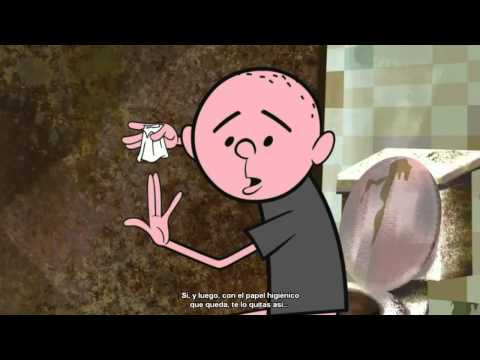 Karl Pilkington toilet paper survival technique (Spanish Subs)