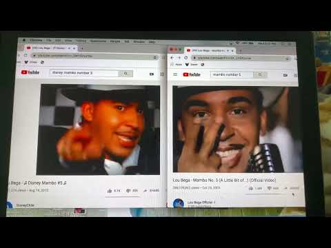 Lou Bega  Mambo No 5  A Little Bit Of     Original Vs  Disney