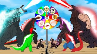Rotation Luck FUNNY CARTOON: GODZILLA x Evolution of SHIN GODZILLA [2024] | Godzilla Cartoon Movies
