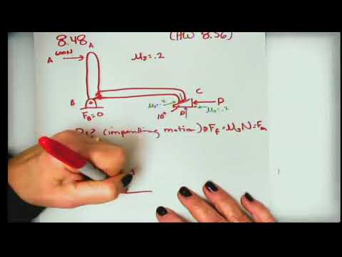 Statics lecture   31 Finish Chapter 8