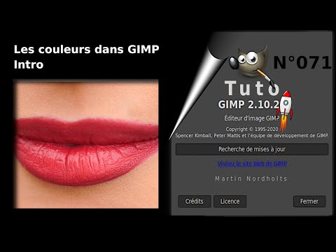 Tuto Gimp 2 10 pour débutant – 071 – Les couleurs intro